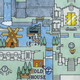 Tunic's map shows the fox standing next to a fountain in the Overworld.